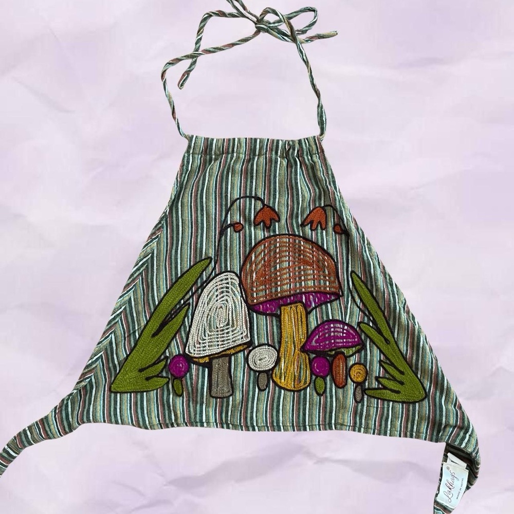 Mushroom halter top